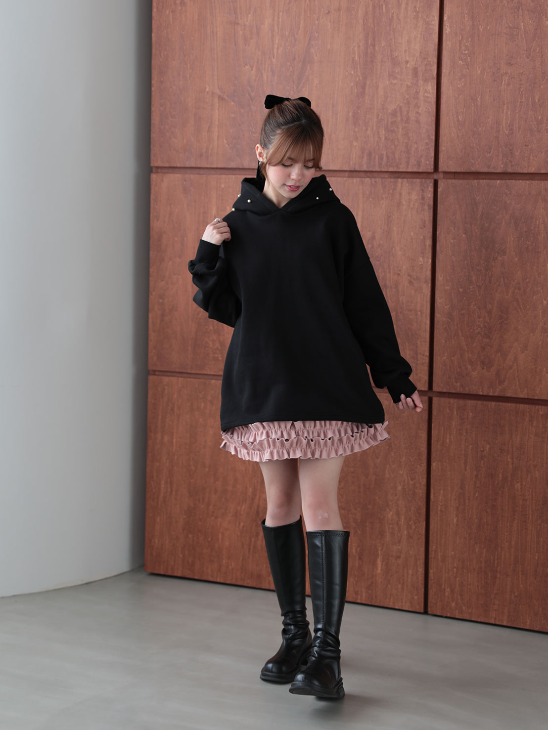 DOUBLEフリルミニスカート(ka005)