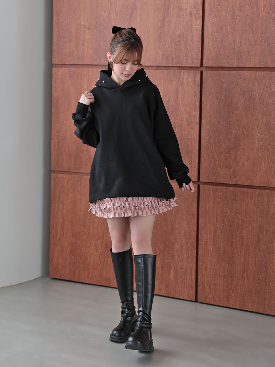 PEARLフーディ オーバーTOPS(ka004)TH