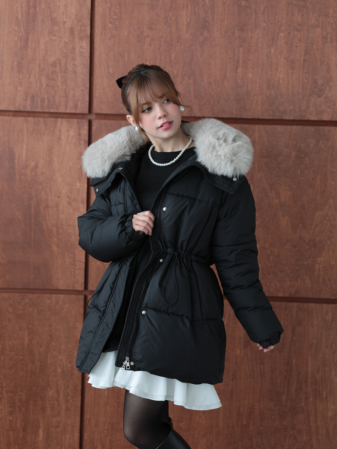 極暖中綿アウター/ミディ丈(kk11004)TH