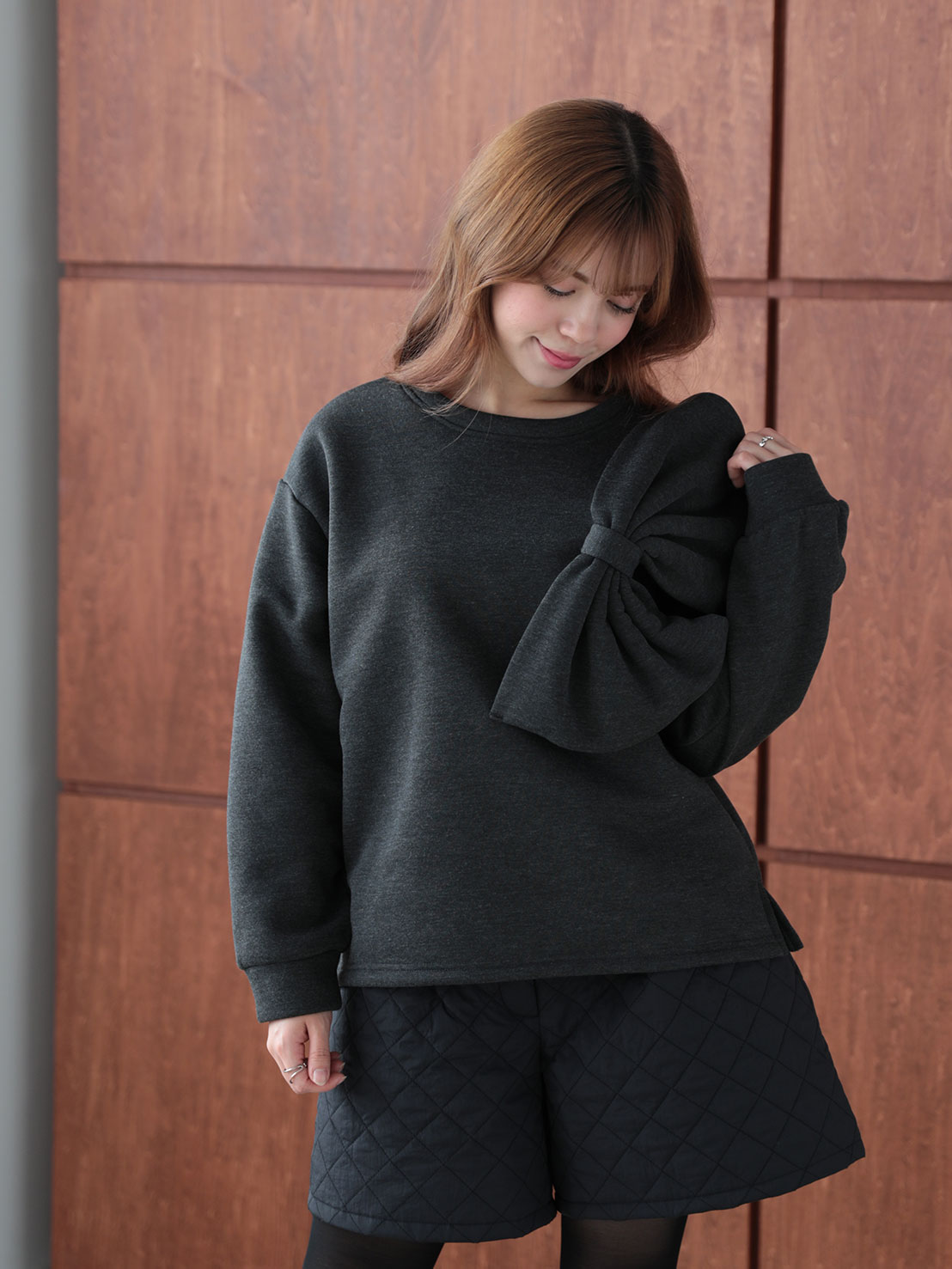 その他 myu 目玉商品 新品 12万 LARDINI 【M】チェスターコート 段返り3つボタン/織柄/