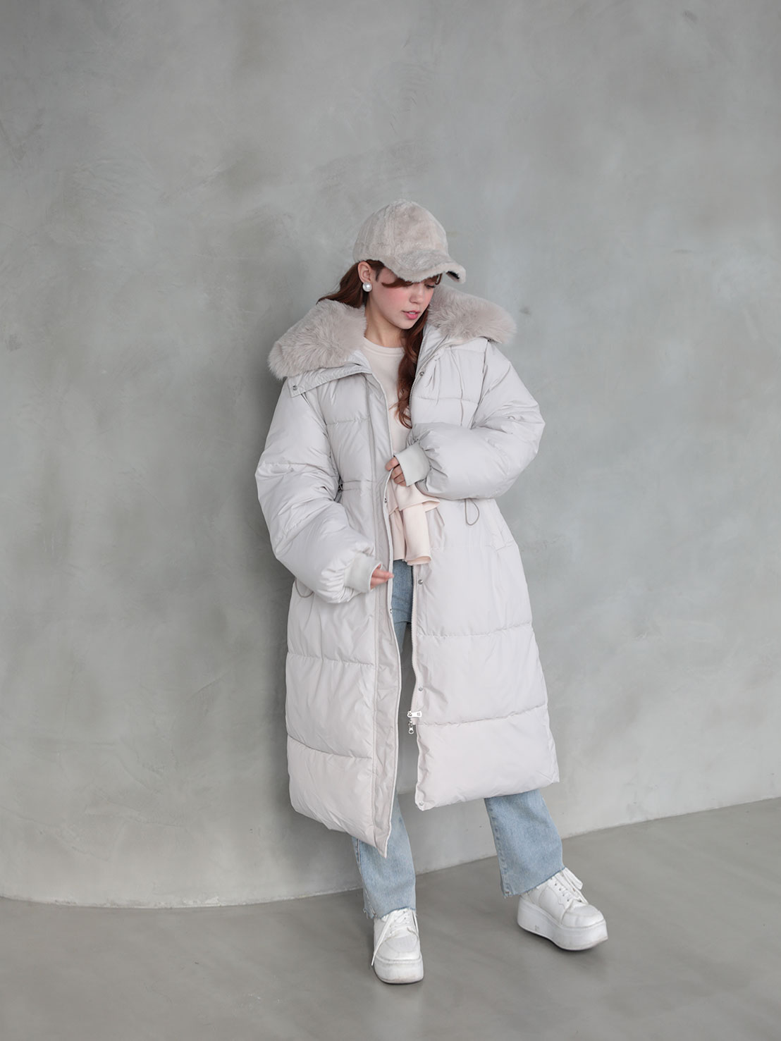 極暖中綿アウター/ロング丈(kk11004-3)TH