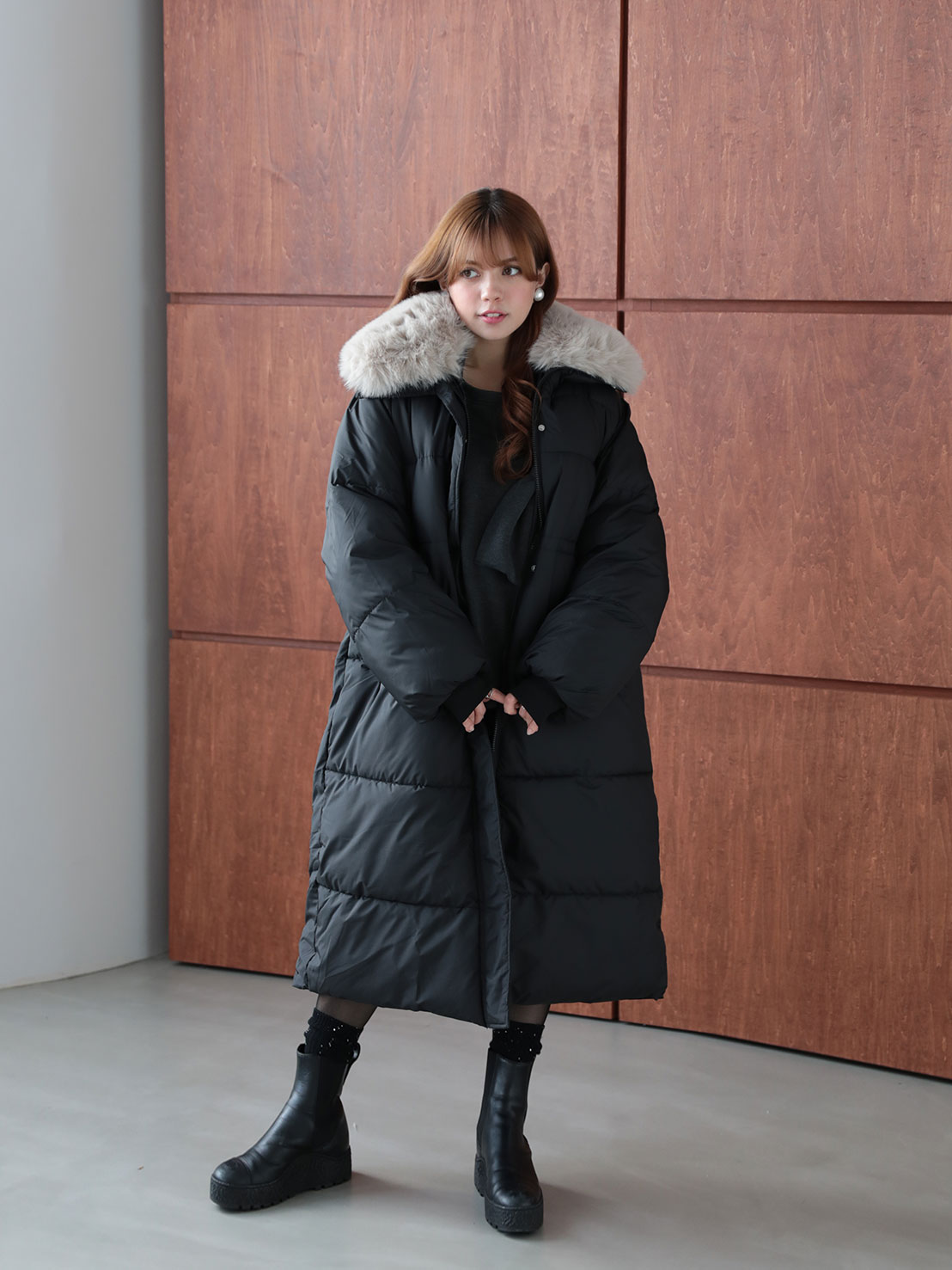 極暖中綿アウター/ロング丈(kk11004-3)TH