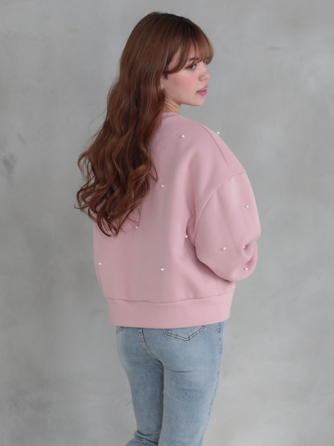 PINK PINK パールスウェット(ma30-2511)