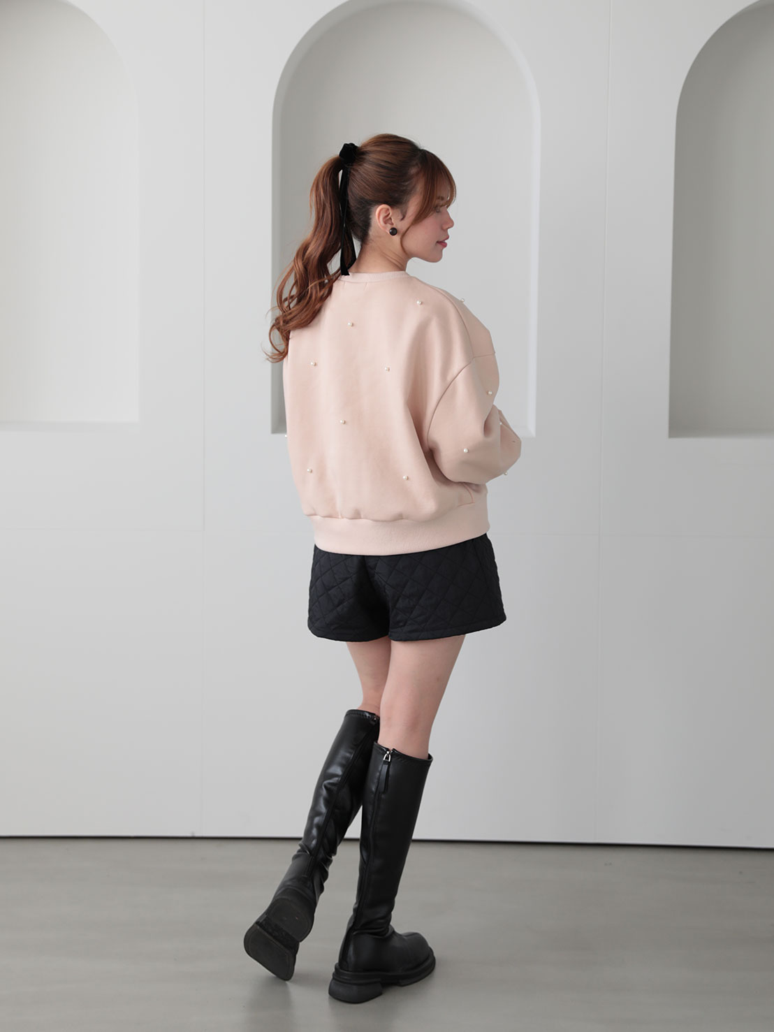 PINK PINK パールスウェット(ma30-2511)