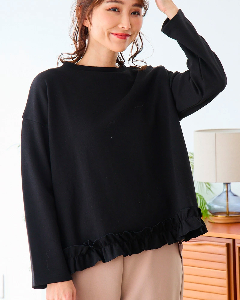 【裾フリルトップス(myu1215)】