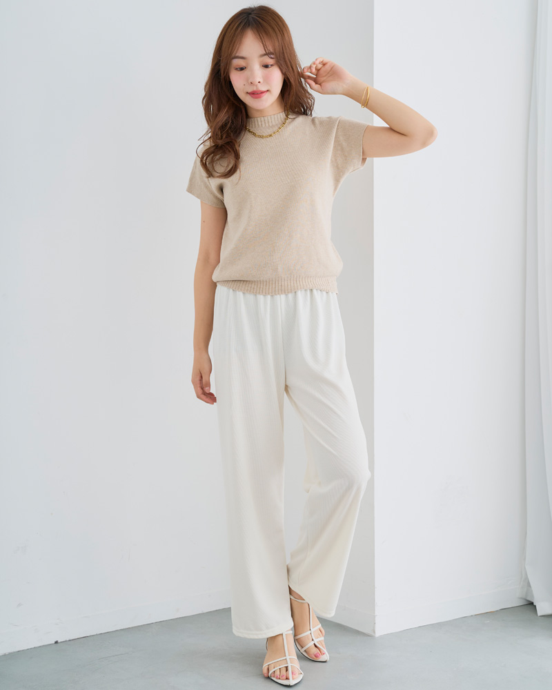 ロープ紐さらっとパンツ