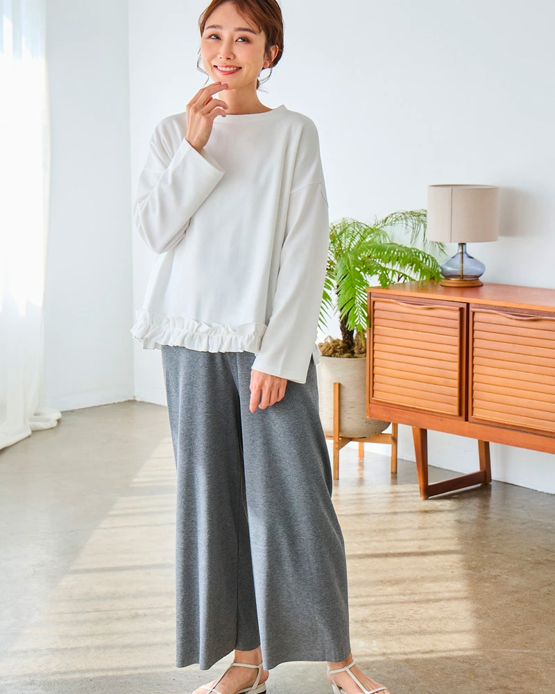 【裾フリルトップス(myu1215)】