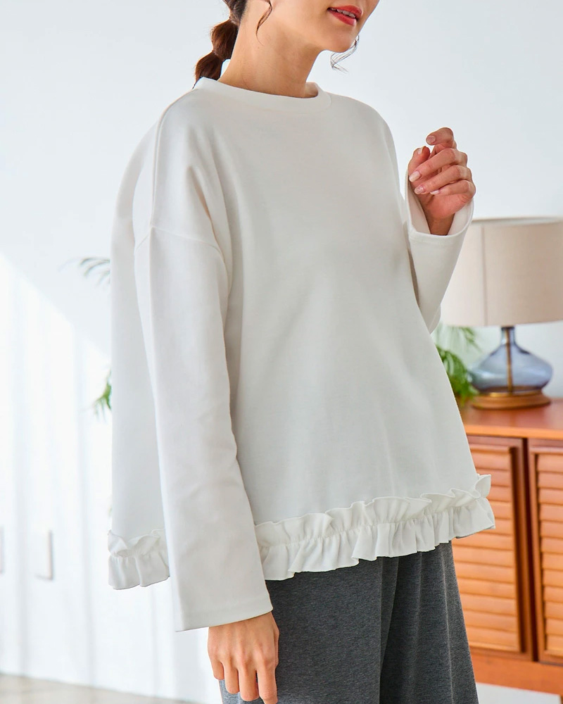 【裾フリルトップス(myu1215)】