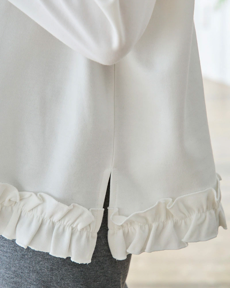 【裾フリルトップス(myu1215)】