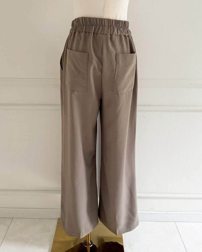 【さらっとエアリーワイドパンツ】