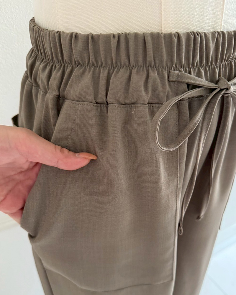 【さらっとエアリーワイドパンツ】