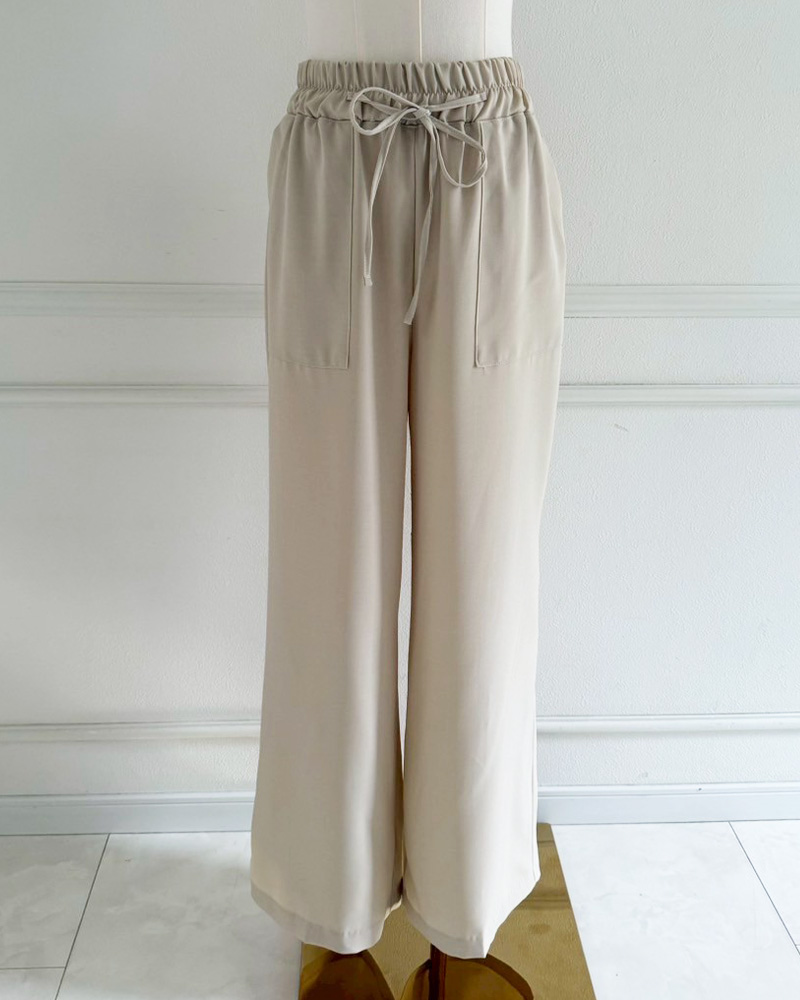 【さらっとエアリーワイドパンツ】
