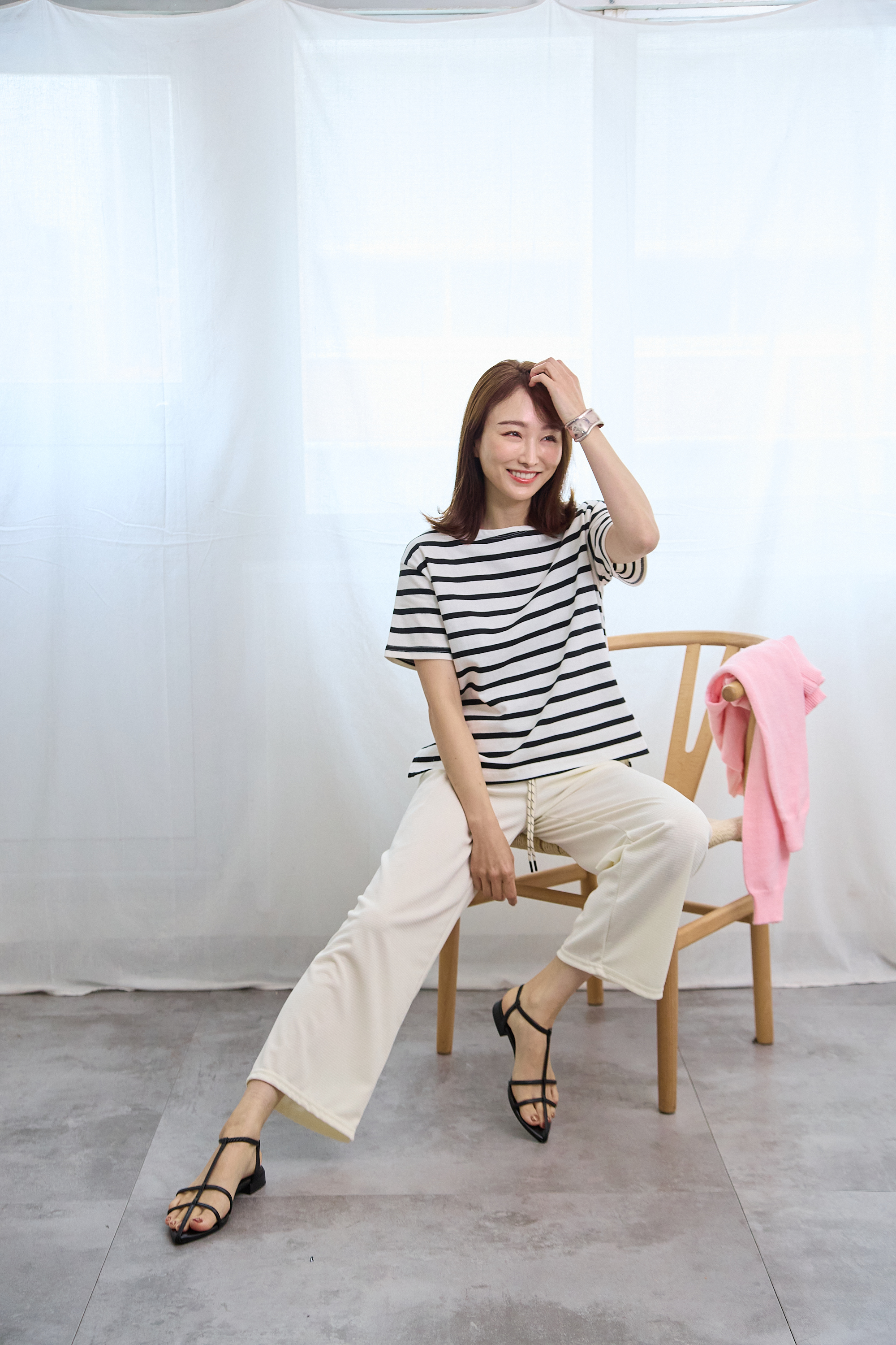 ブレイドロープさらっとセミワイドパンツ