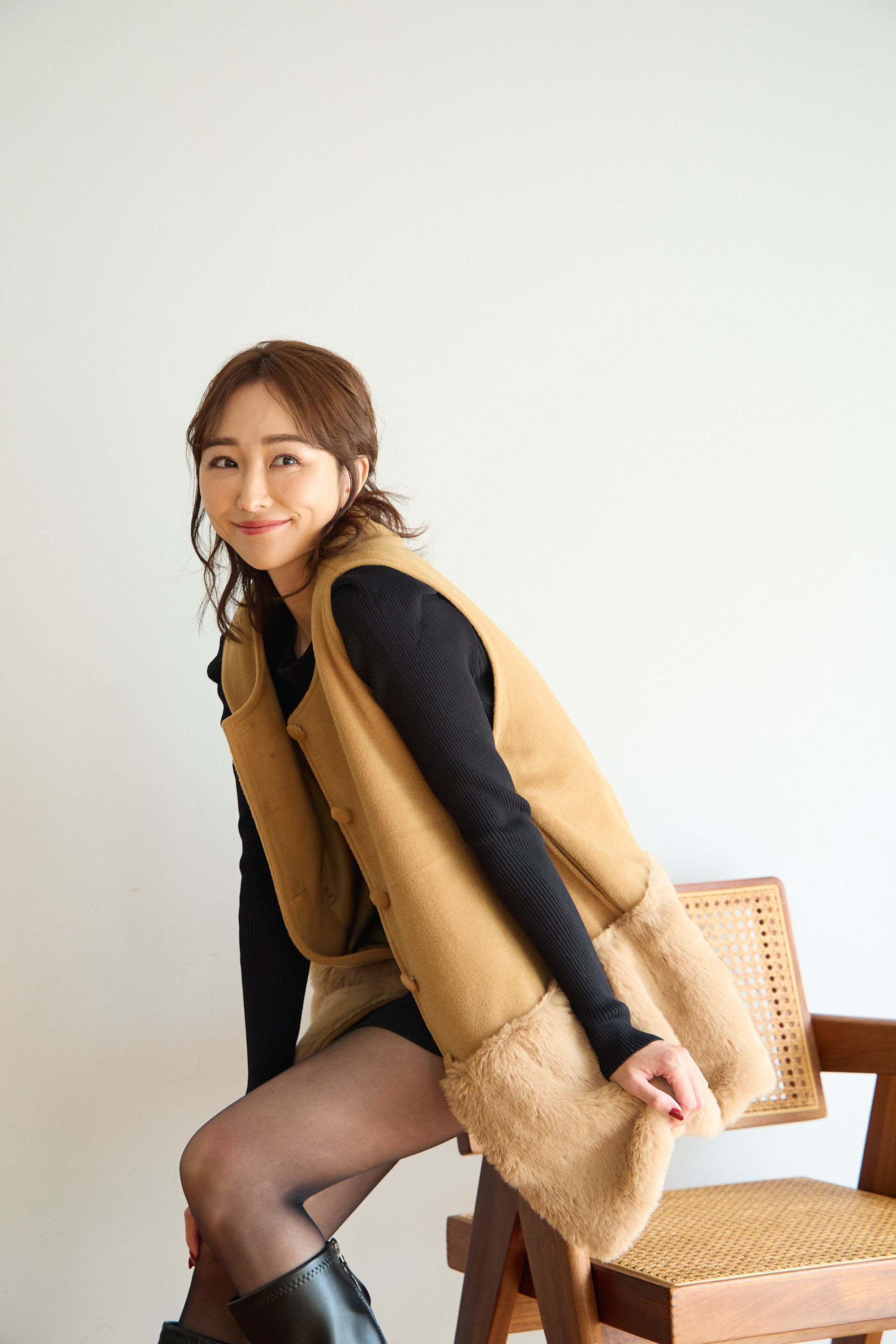 【裾エコファー2wayジレワンピkbm573)】メール便OK