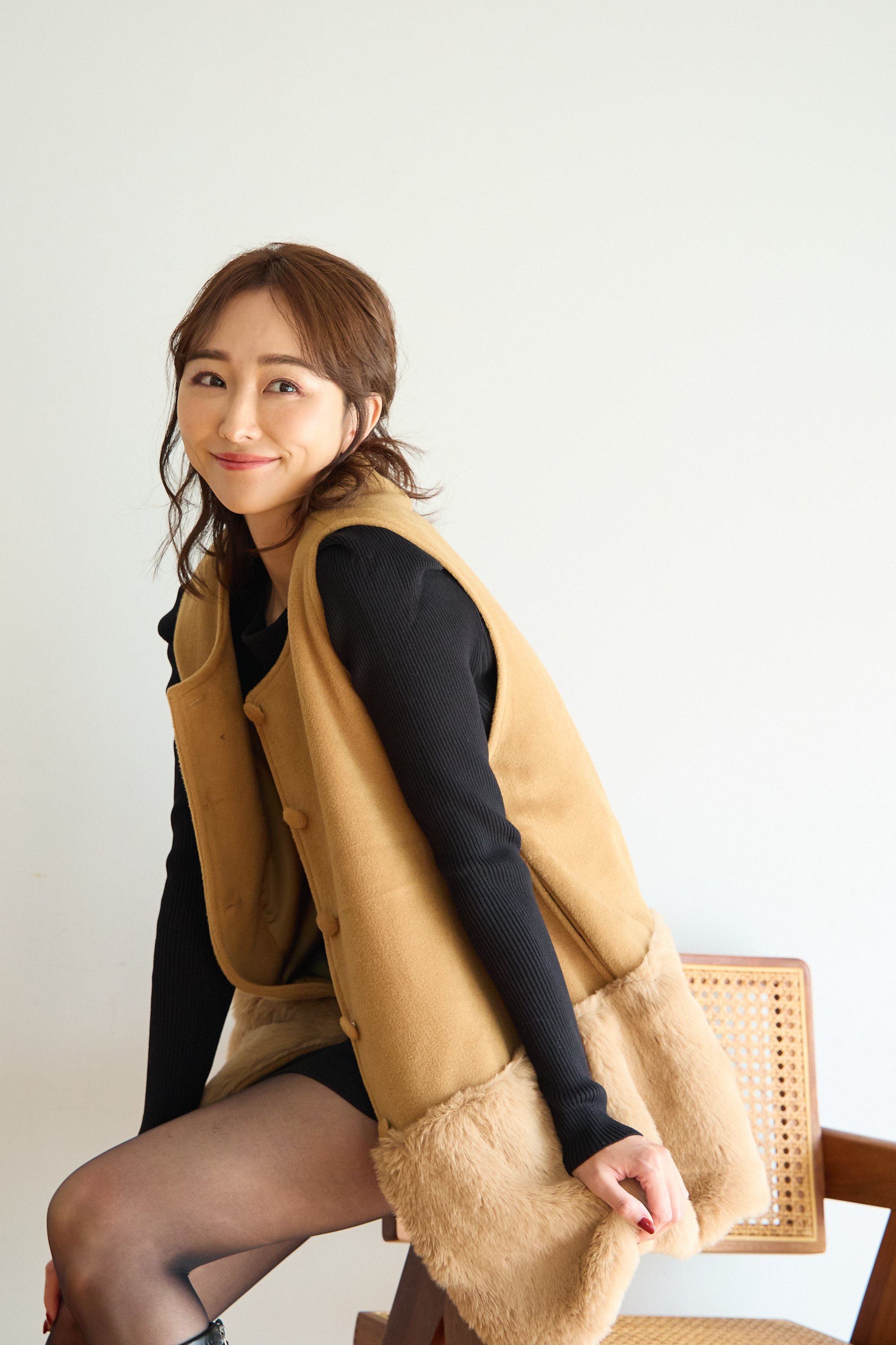 【裾エコファー2wayジレワンピkbm573)】メール便OK