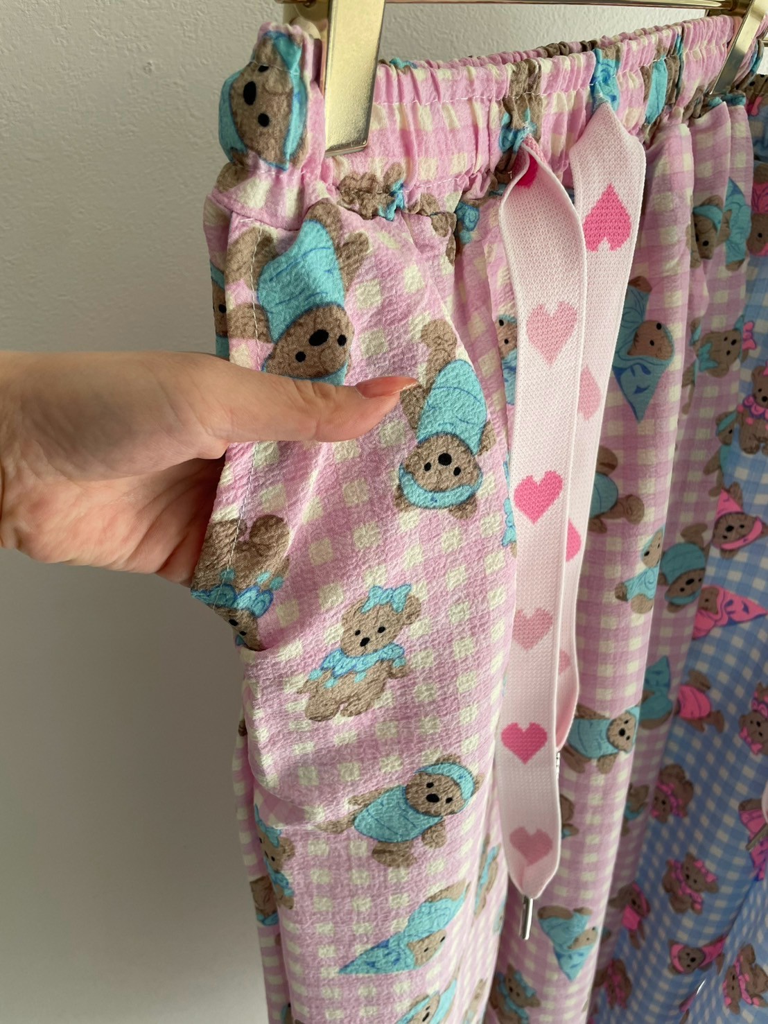 【クマさん柄ルームウェア（kk2503-a10）】