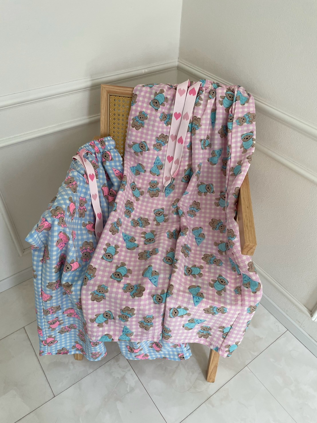 【クマさん柄ルームウェア（kk2503-a10）】