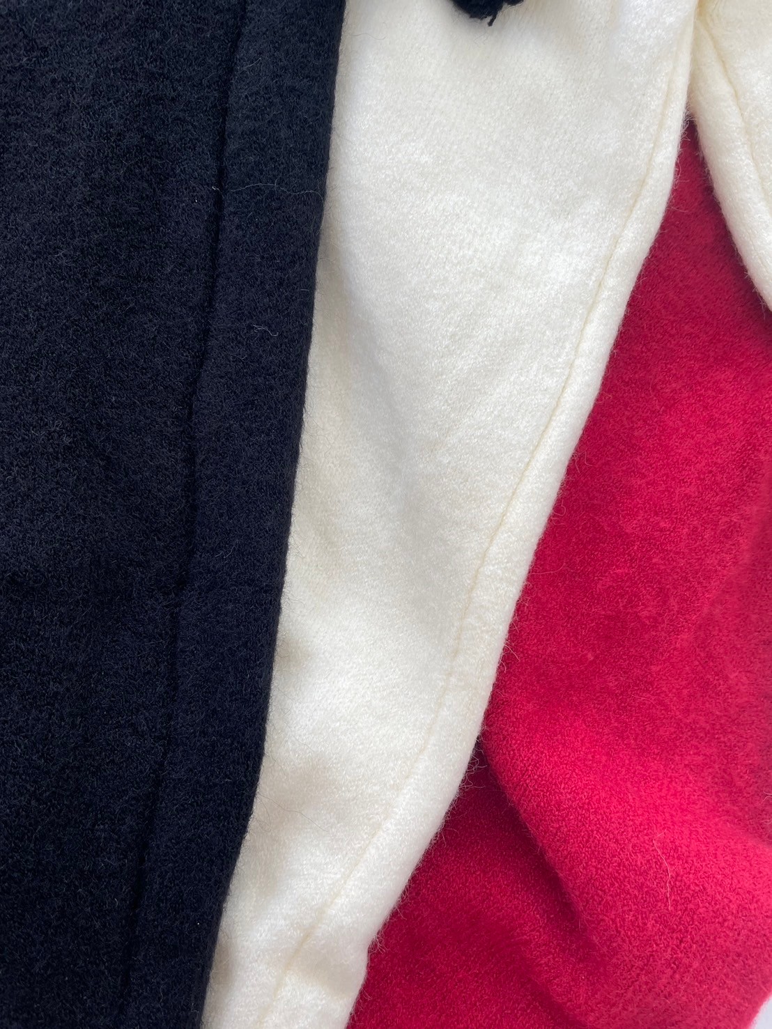 【オープンショルダー　リボンニットワンピース(ab562)】メール便OK