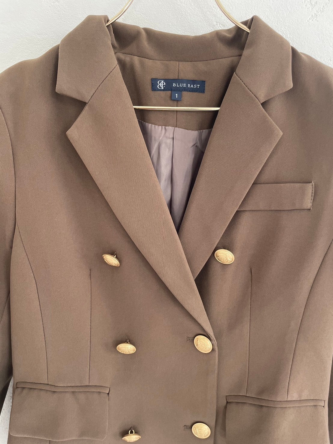 【金ボタンダブルジャケット(7-4759)(sd0079)】メール便OK