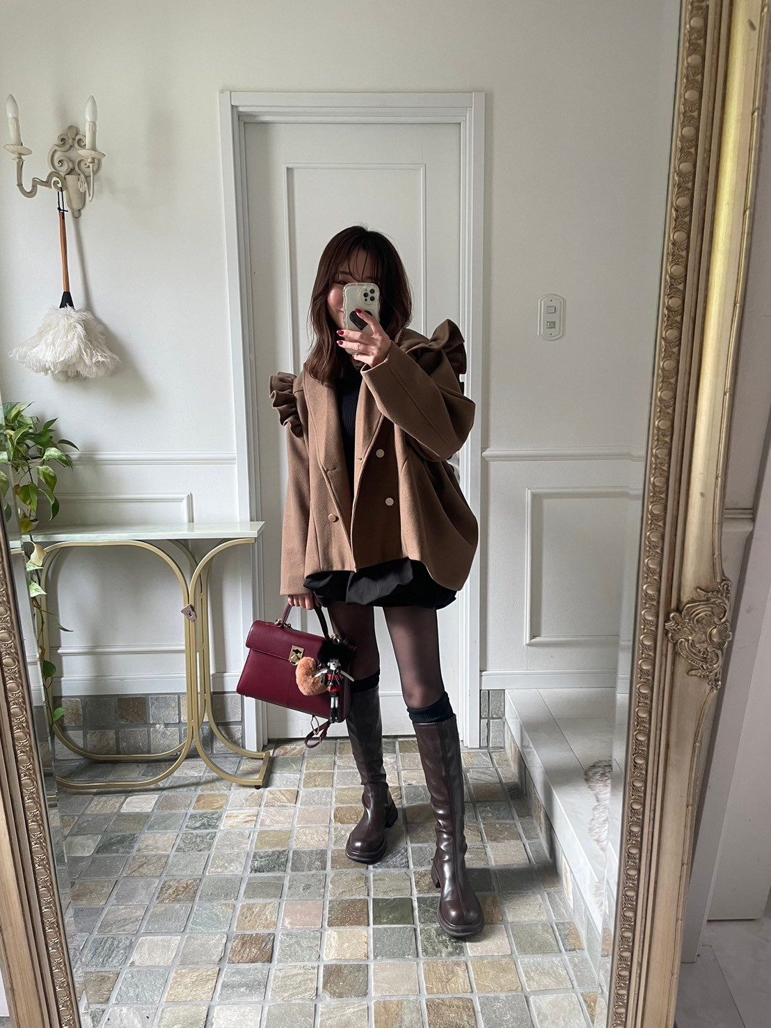 【超軽量美脚見せロングブーツ(ab575)】メール便OK