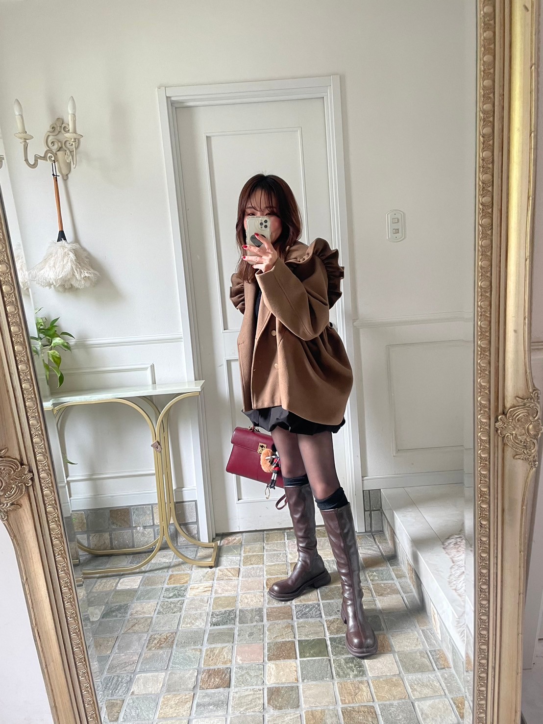 【超軽量美脚見せロングブーツ(ab575)】メール便OK