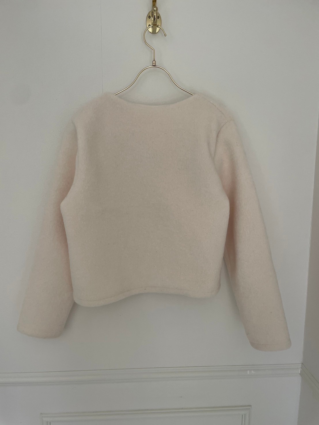 ふわもこジャケットトップス(kk0001)