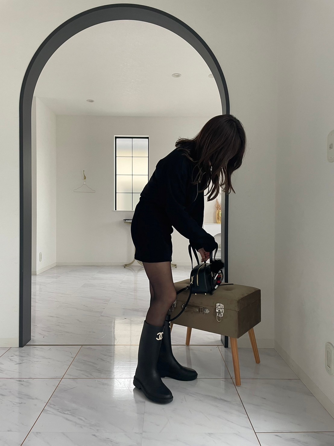 【ミニ裏毛ZIPUP2wayワンピース(100184)(sd0067)】メール便OK