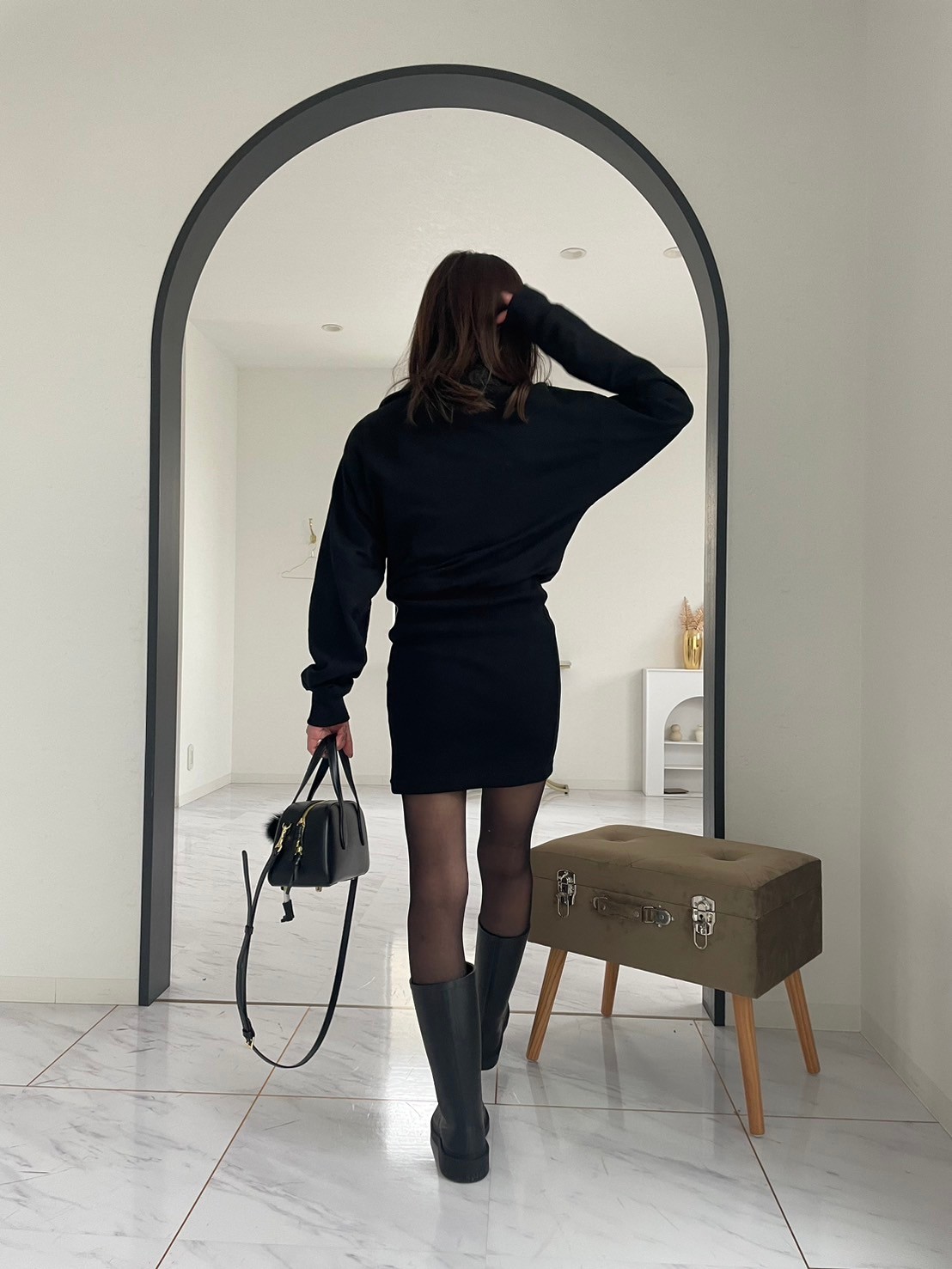 【ミニ裏毛ZIPUP2wayワンピース(100184)(sd0067)】メール便OK