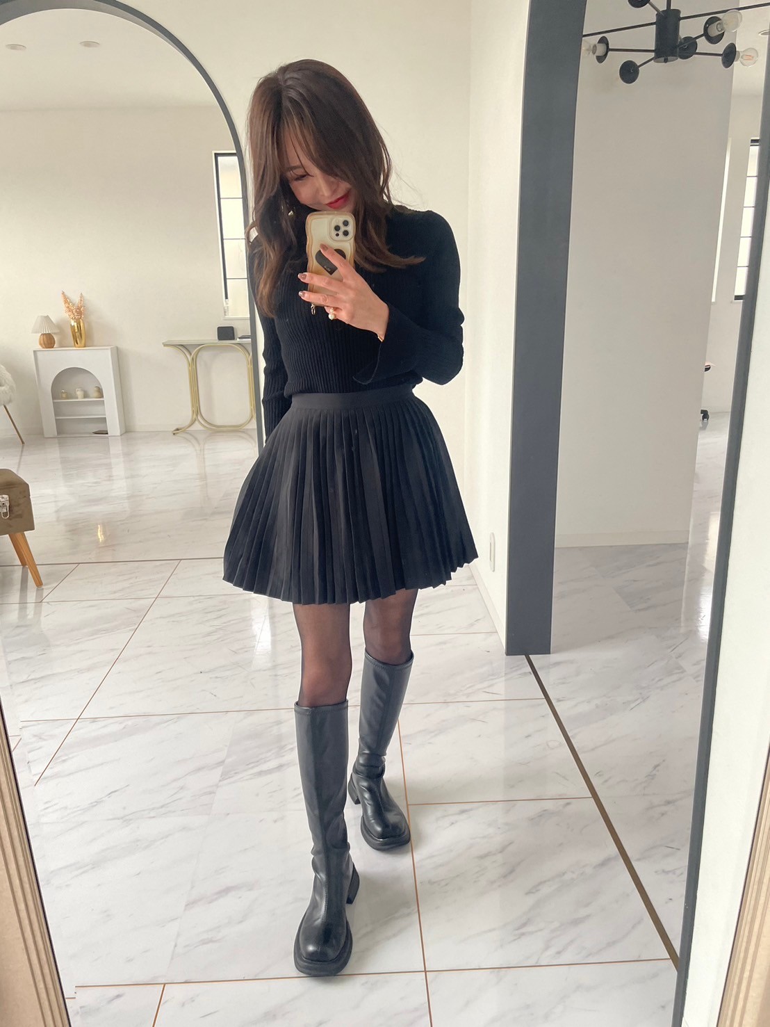 【エステルプリーツミニスカート(78198)(sd0073)】メール便OK