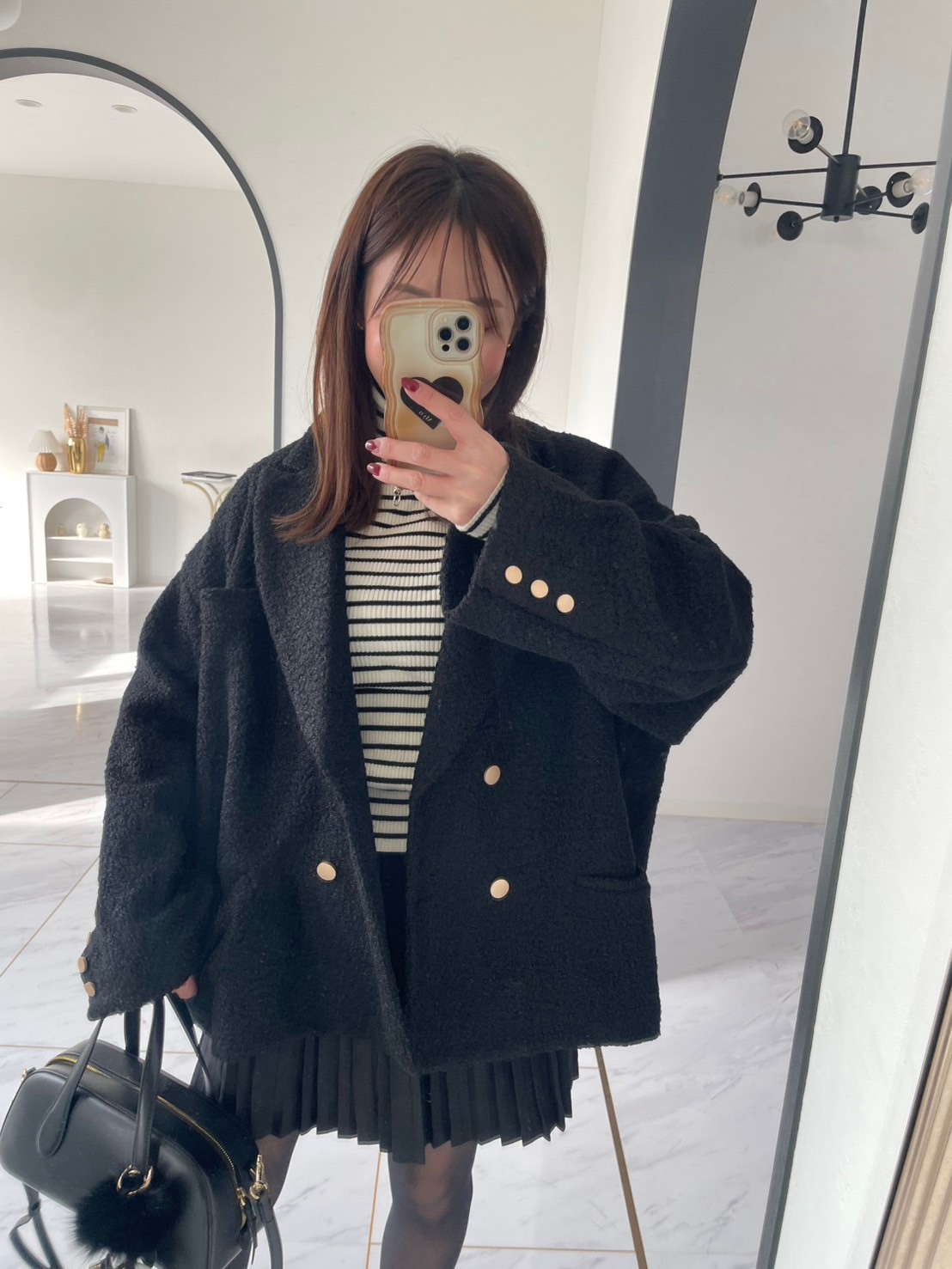 【ブークレー　オーバーサイズジャケットコート(kbm590)】TH