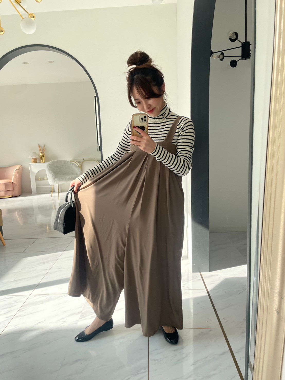 【ワイドシルエットオールインワン(kbmpfp)】