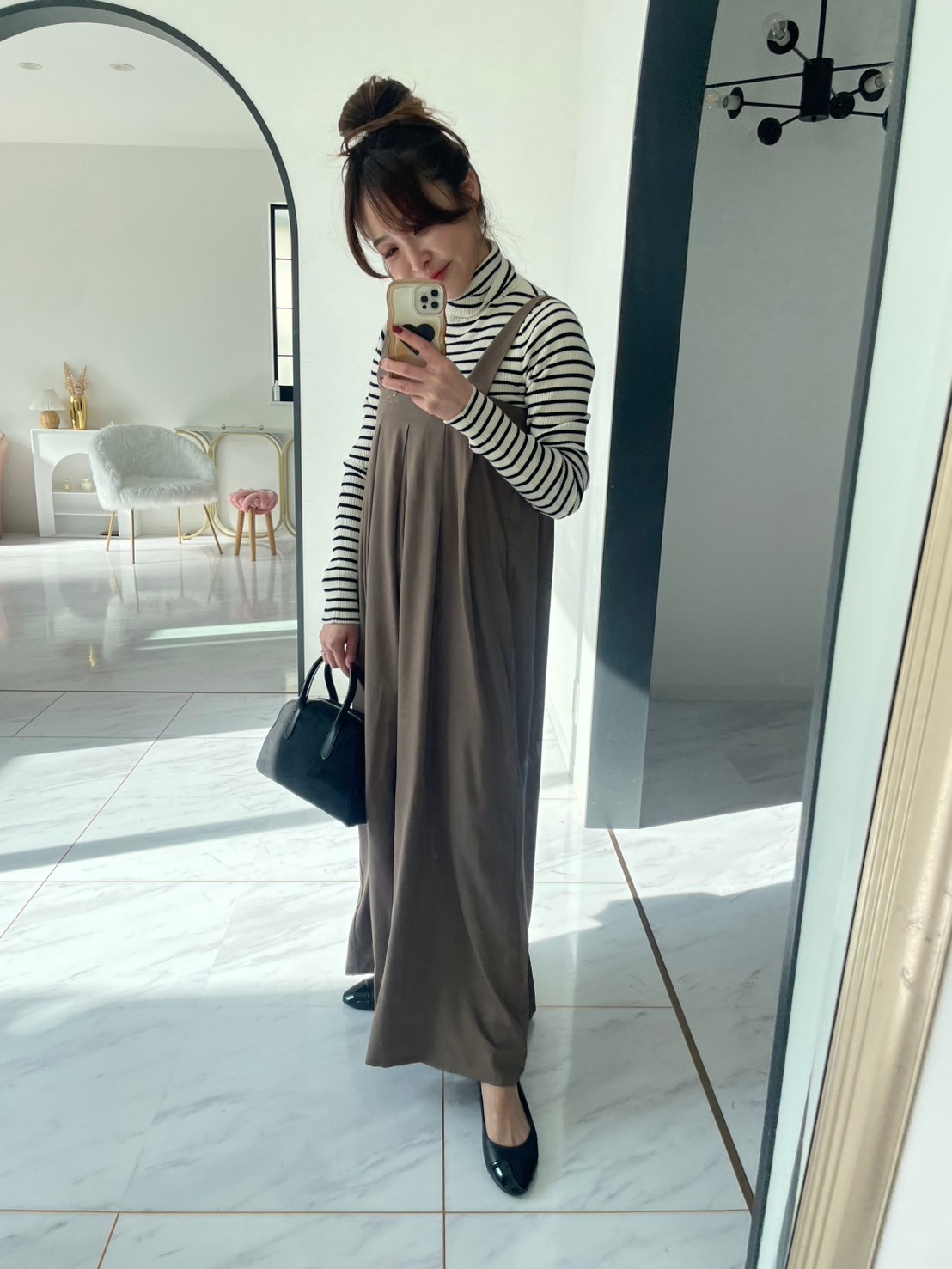 【ワイドシルエットオールインワン(kbmpfp)】