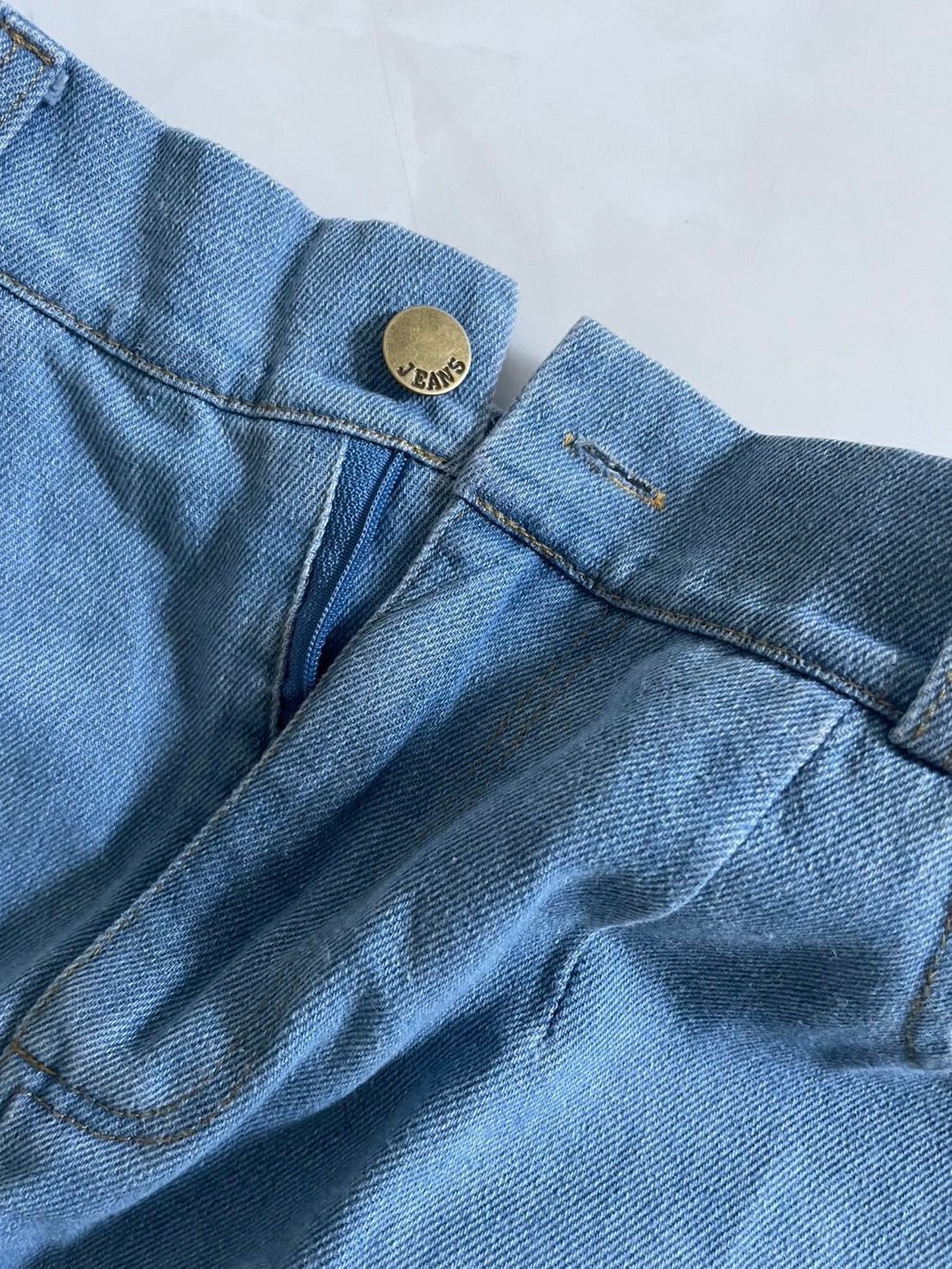 【柔らかデニム体型カバーデニムスカート(kk1002)】