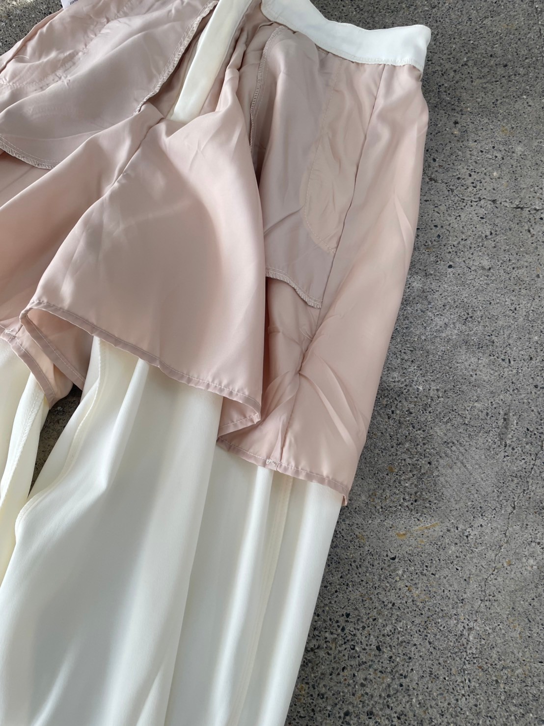 mako×Myuコラボ【さらっと素材♪美脚ワイドタックパンツ(kbm602)】メール便OK