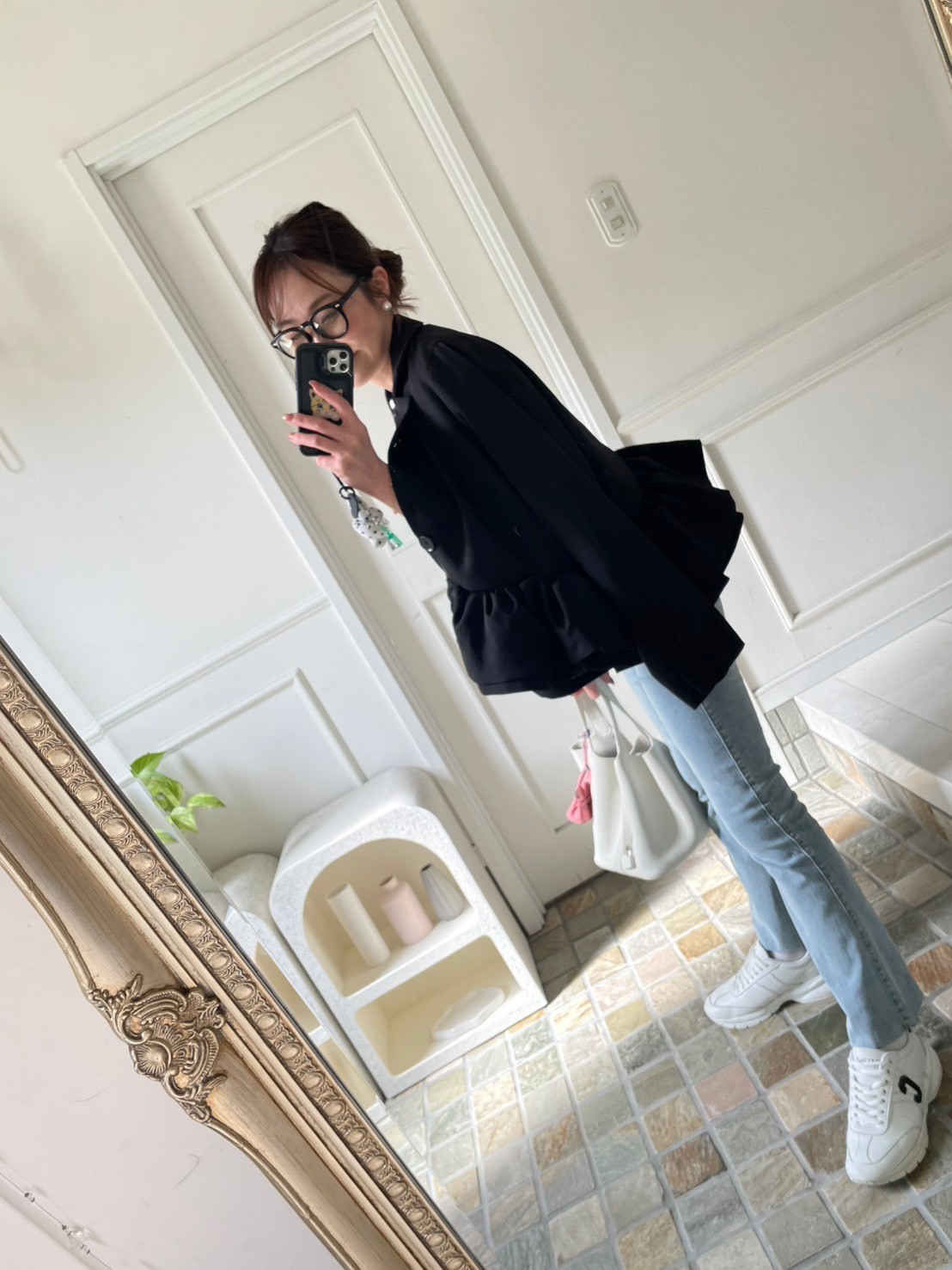 【アシンメトリー　フリルジャケット(kbm613)】メール便OK