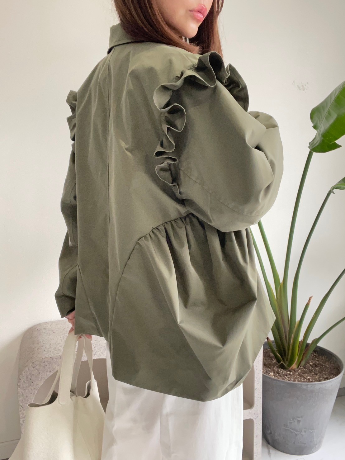 【パンプキン ミリタリートレンチコート(kbm608)】TH