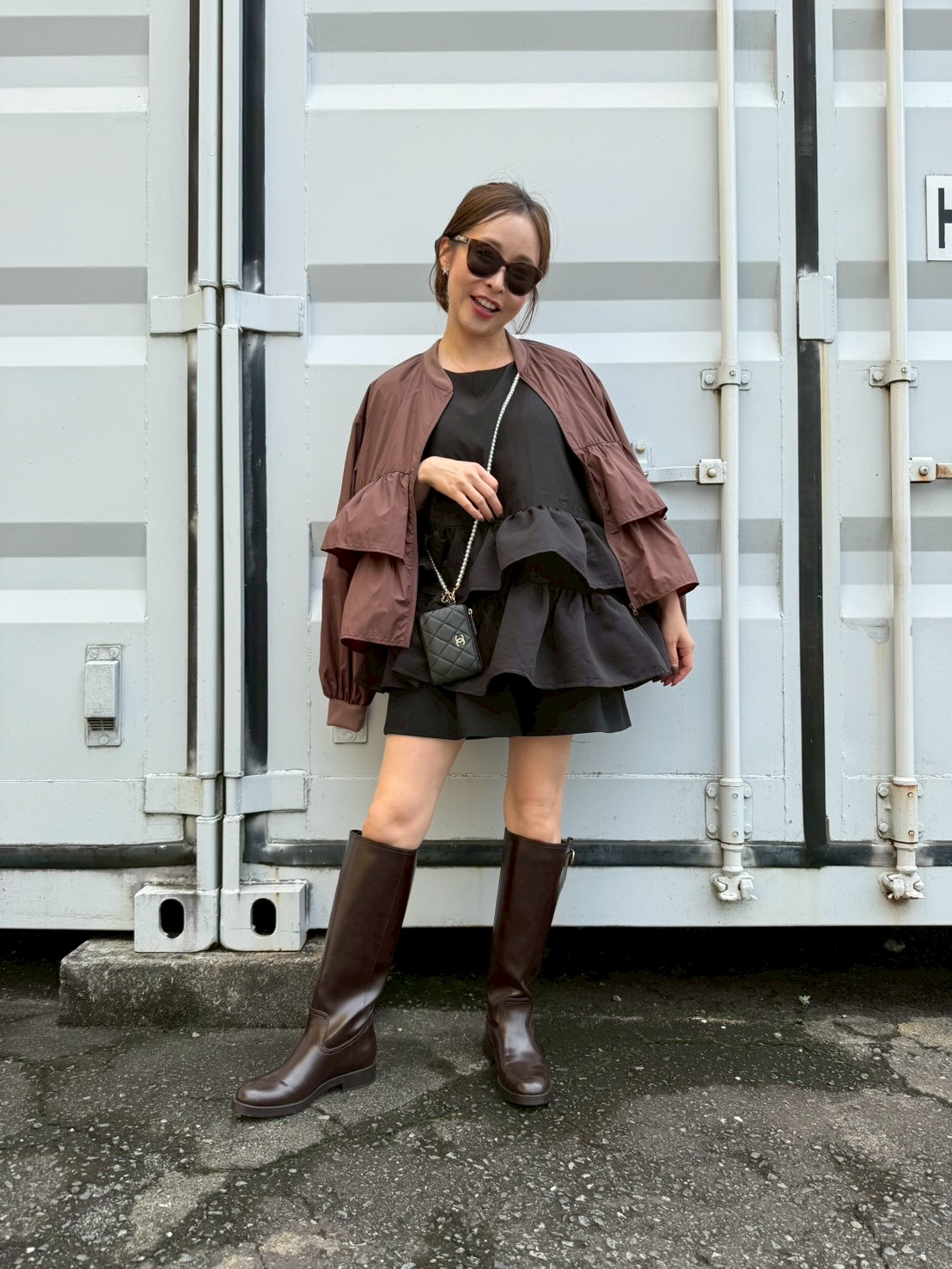 UVカット 接触冷感 軽量フリルジャケット(aj002)