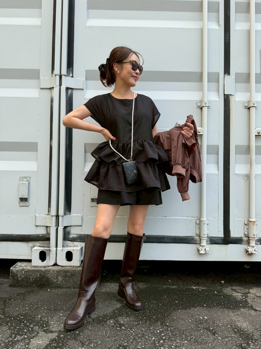 UVカット 接触冷感 軽量フリルジャケット(aj002)