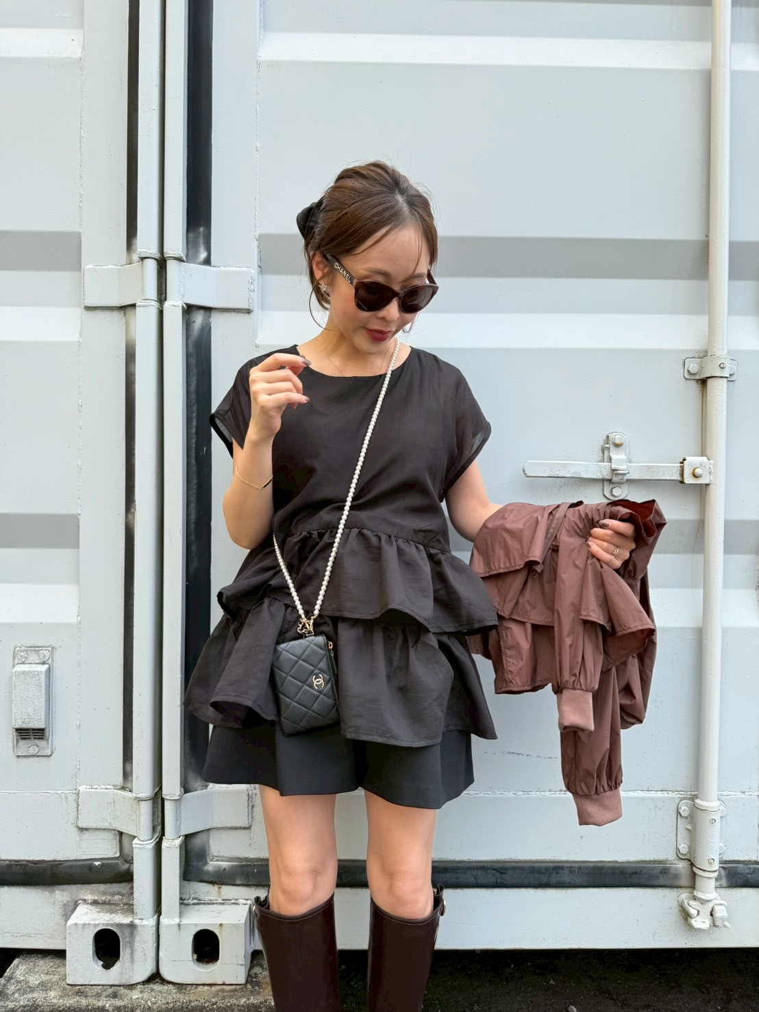 UVカット 接触冷感 軽量フリルジャケット(aj002)