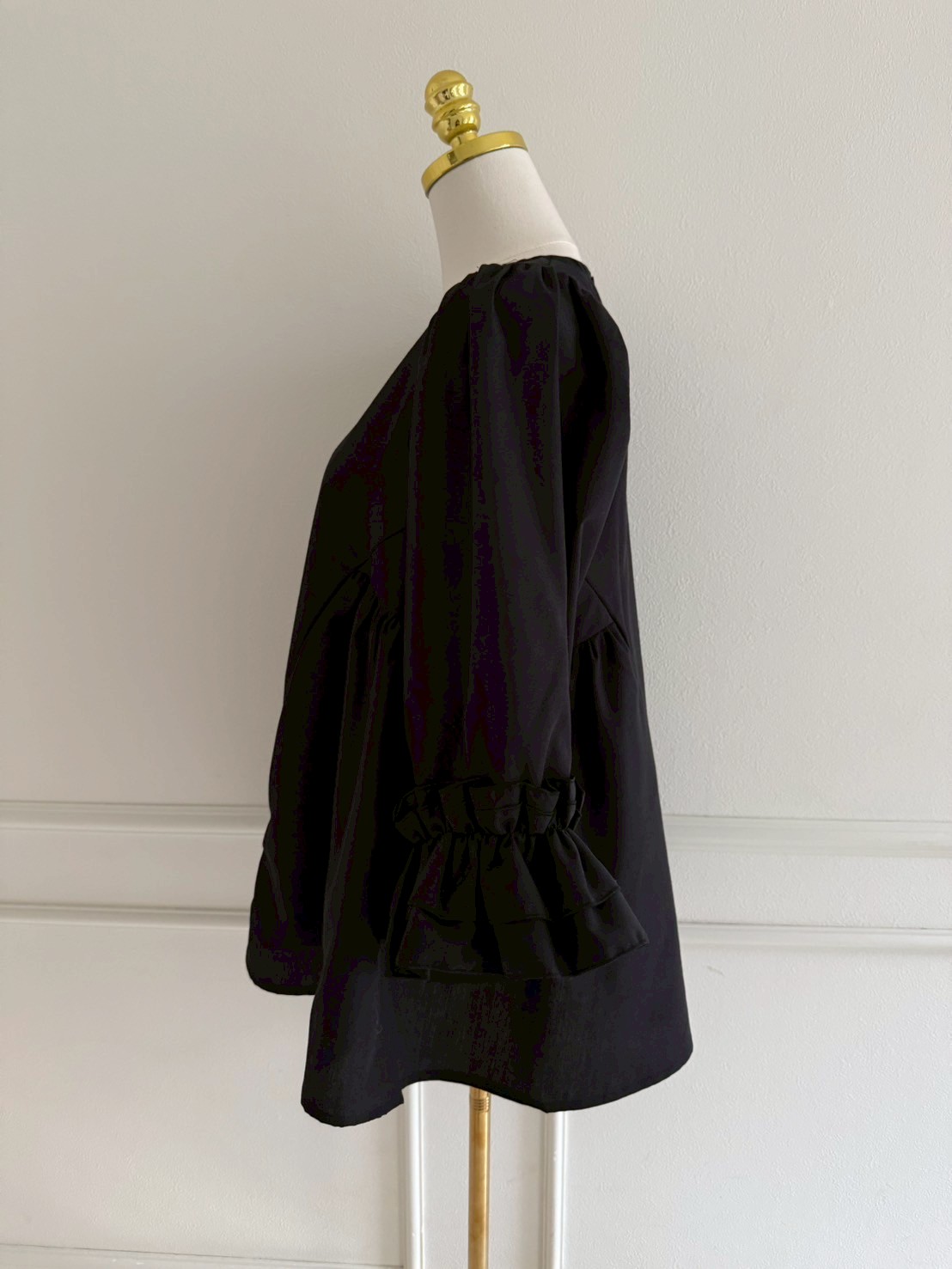 フレア切り替えチュニックブラウス(sd1020)