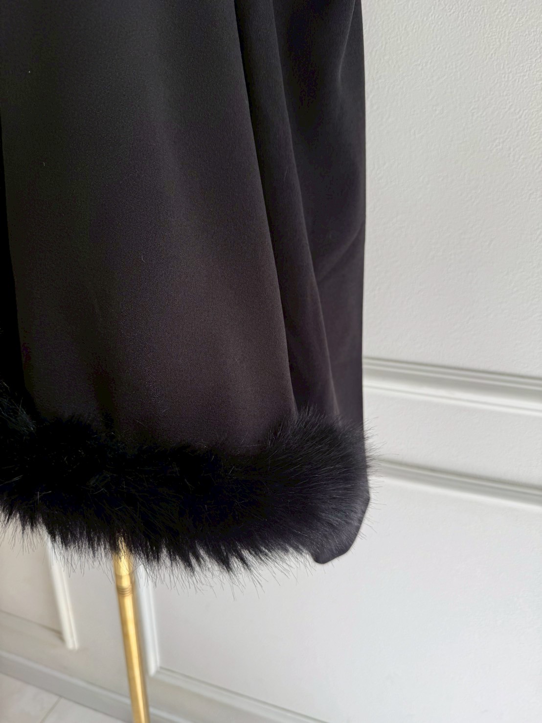 Aライン裾ファーTOPS(aj021)