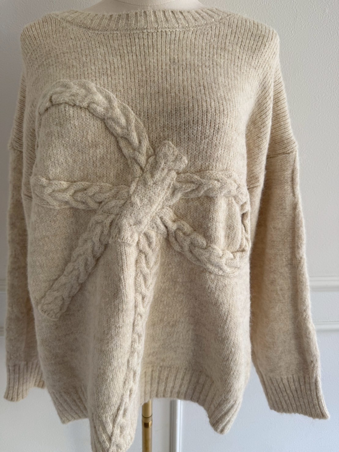 RIBBONオーバーニット(kk11003-1)