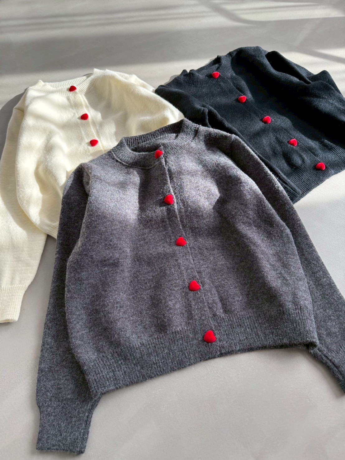 HEARTボタン ニットカーディガン(sp339002) ◆ノベルティ対象商品◆