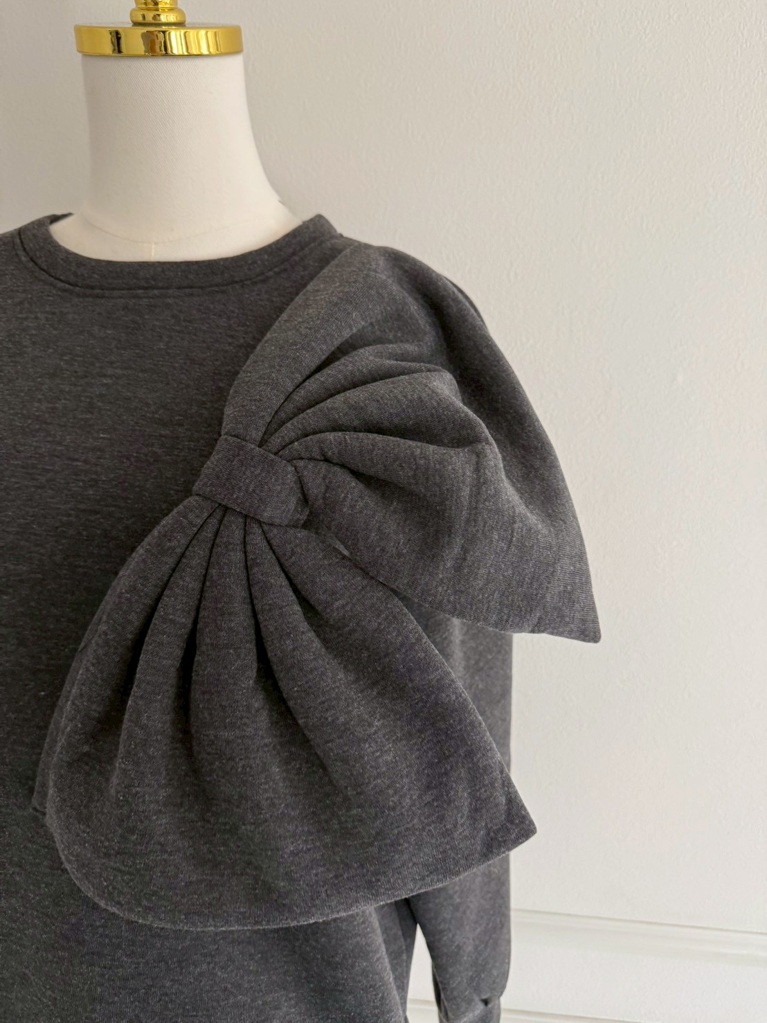 BIGリボンストレッチTOPS(aj032)