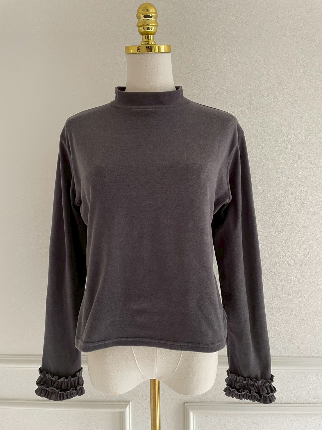 【マシュマロタッチ 袖ダブルフリルTOPS(ma)】