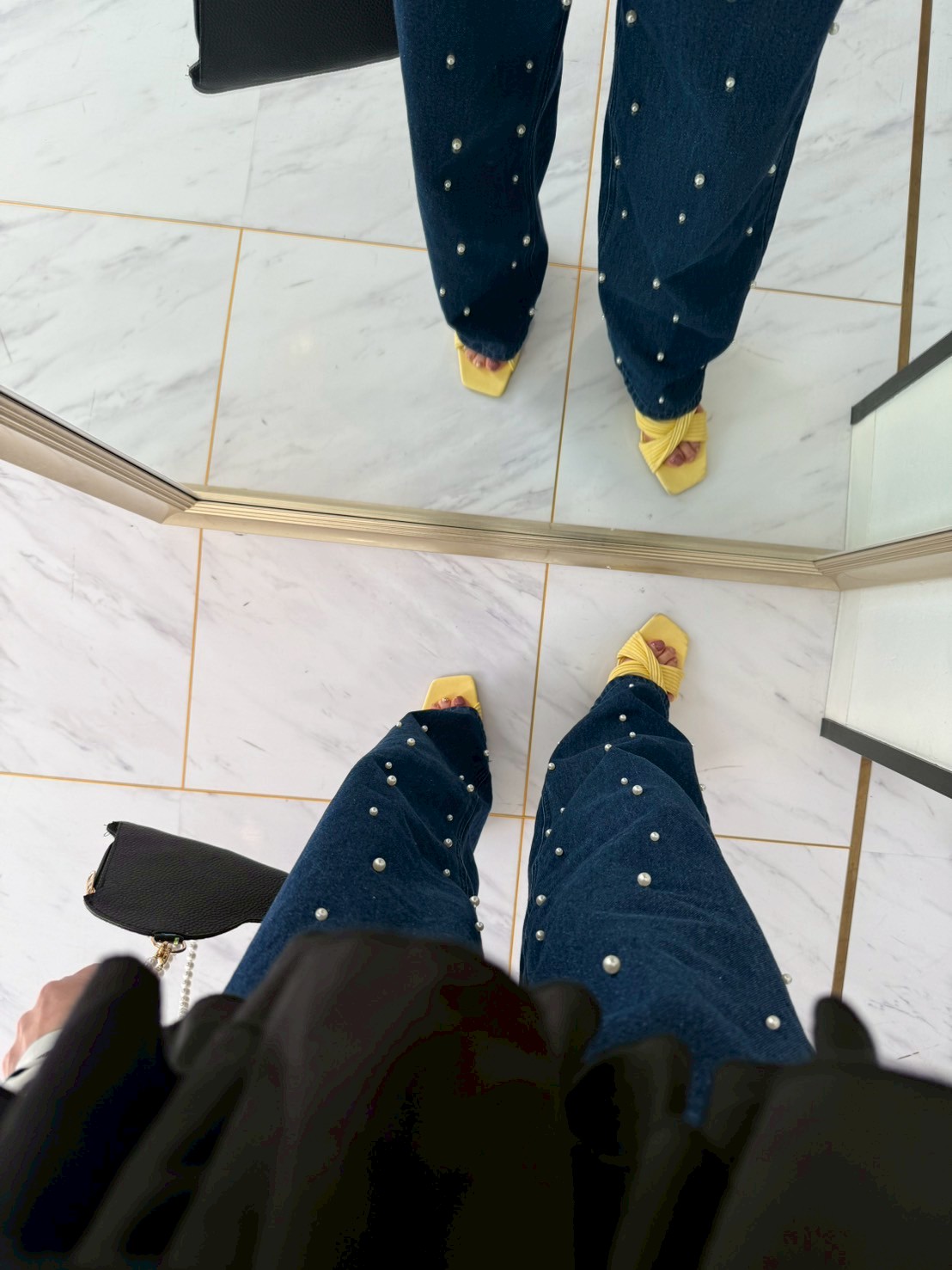 DOTパール ワイドデニムパンツ(sd73923) ♡ノベルティ対象商品♡