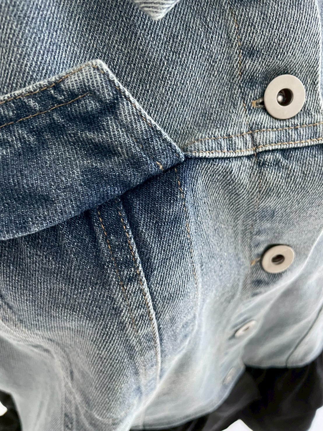 フリルデニムジレ(sd7751)