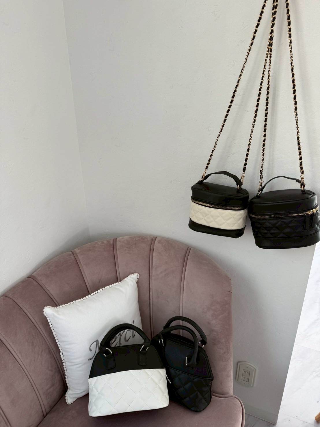 キルティングMINIショルダーバッグ(sd1867)(sd0657)