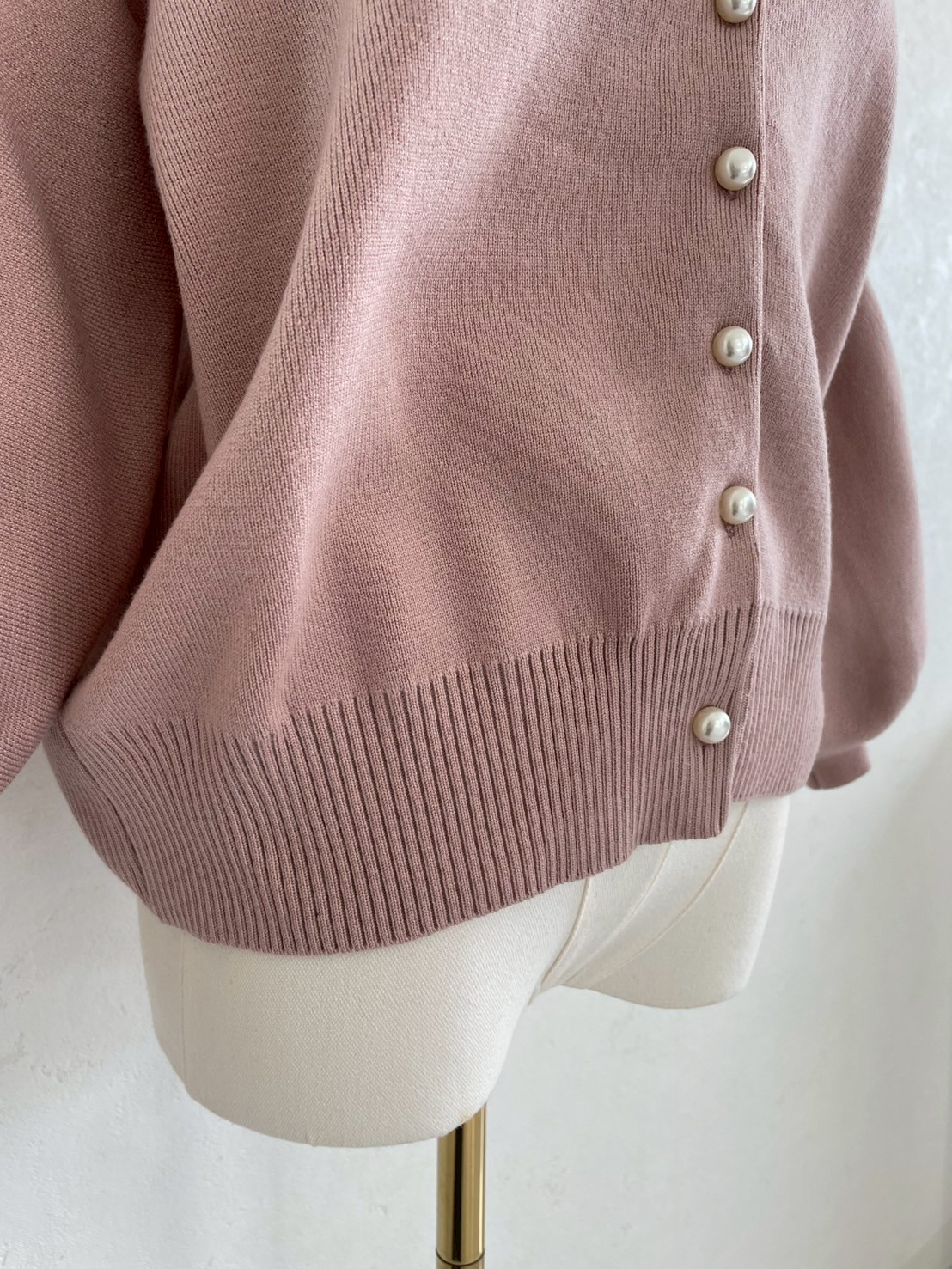 袖ぽわんニットカーディガン(sz26)