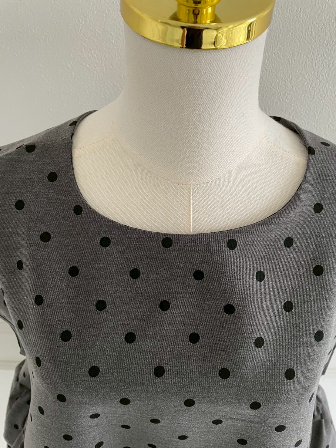 ドットティアードオーバーブラウス(sd3730)